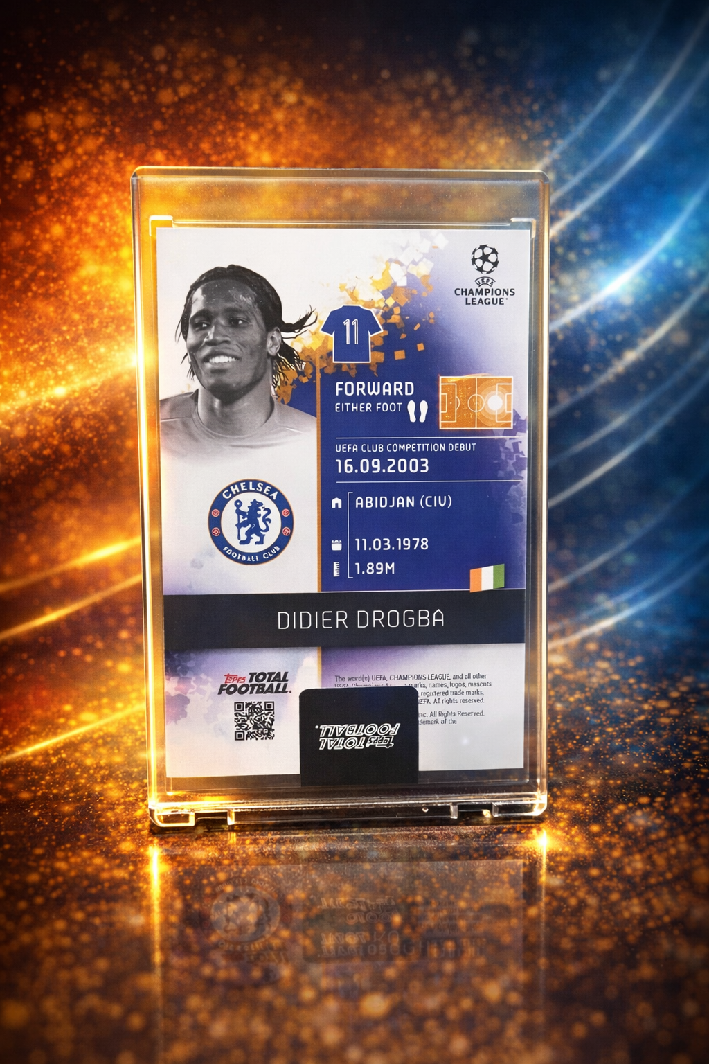 Topps Total Didier Drogba 2/10 ⚽️🇨🇮🃏 - FC Chelsea