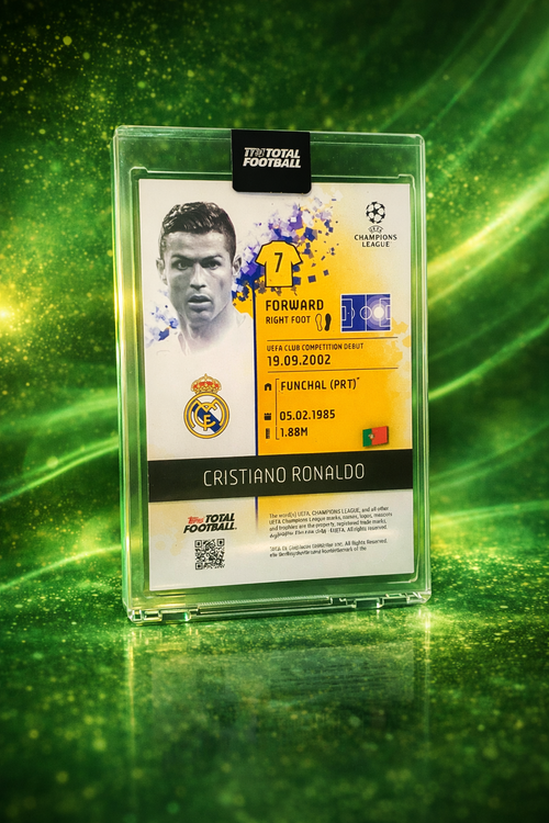 Topps Total Football Cristiano Ronaldo 72/75 ⚽️🇵🇹🐐- Real Madrid