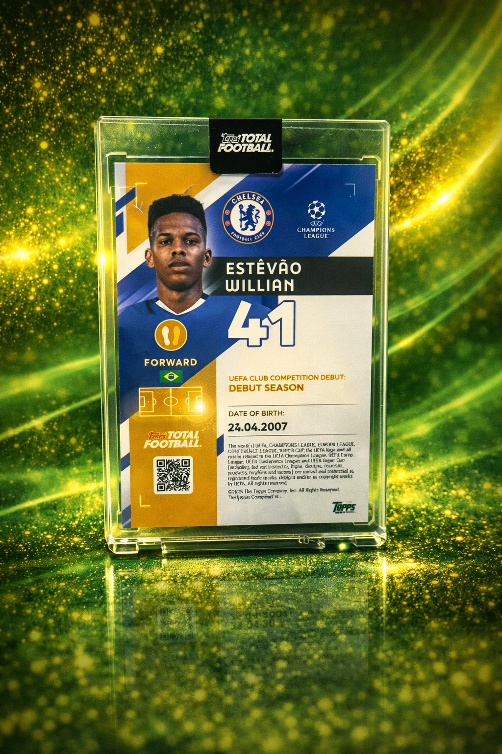Topps Total Estevao 29/75 ⚽️🇧🇷🤹‍♂️ - FC Chelsea